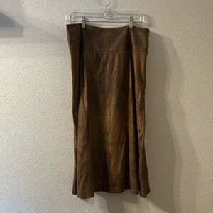 Christopher and Banks faux leather skirt size 10